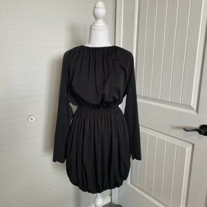 Converse Long-Sleeve Bubble-Hem Dress - NWOT